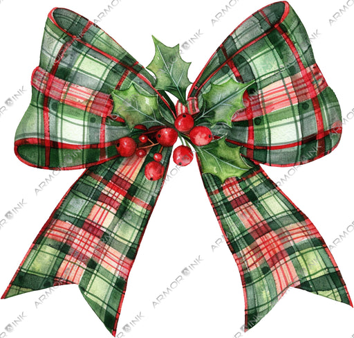 Mistletoe Coquette Bow DTF Transfer