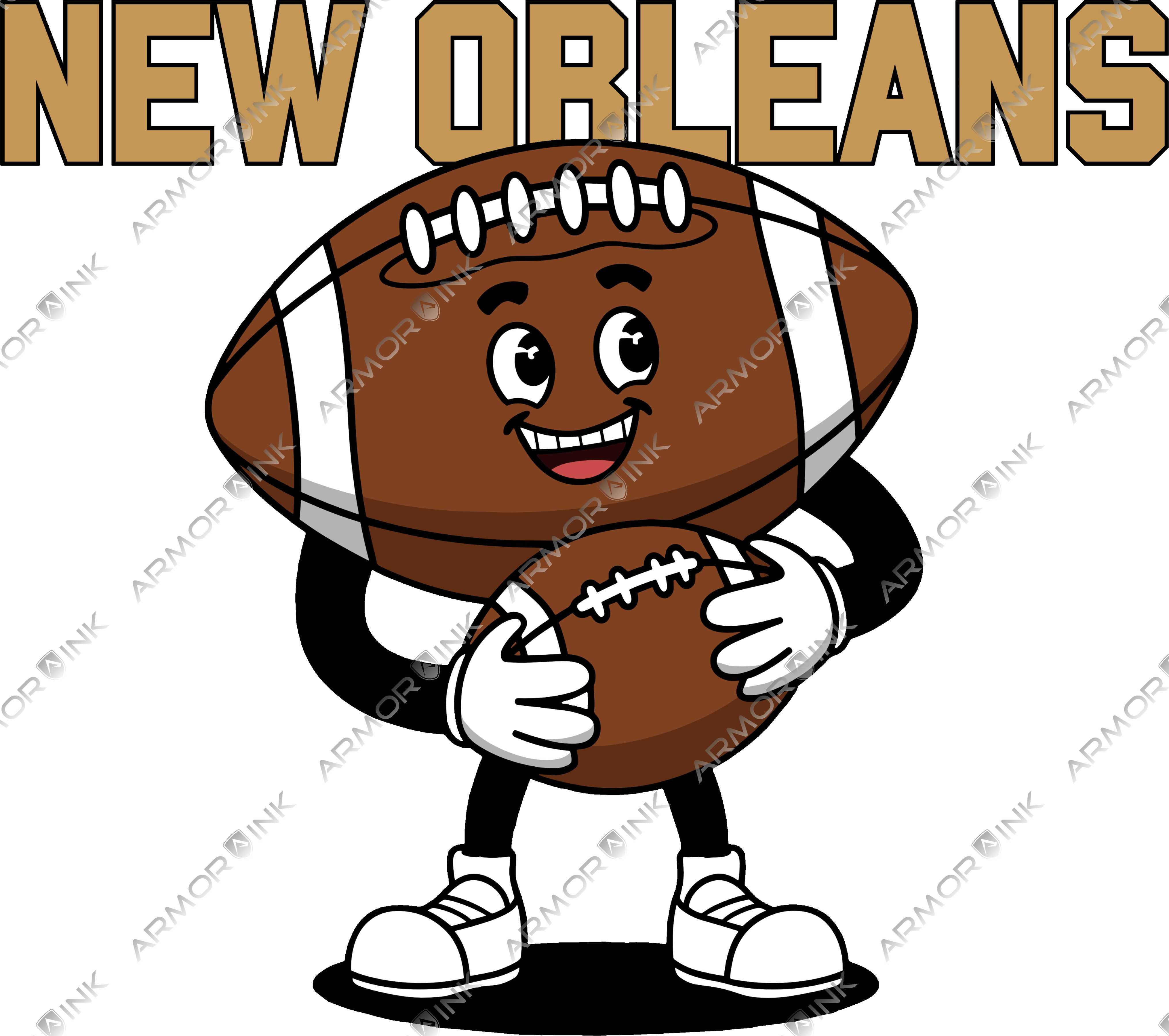 New Orleans Football Kids DTF Transfer