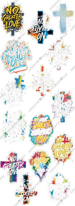 No Greater Love Pre - made 5 Foot (22x60) DTF Gang Sheet - Armor InkArmor InkArmor Ink4024 - 1113706273054No Greater Love Pre - made 5 Foot (22x60) DTF Gang Sheet