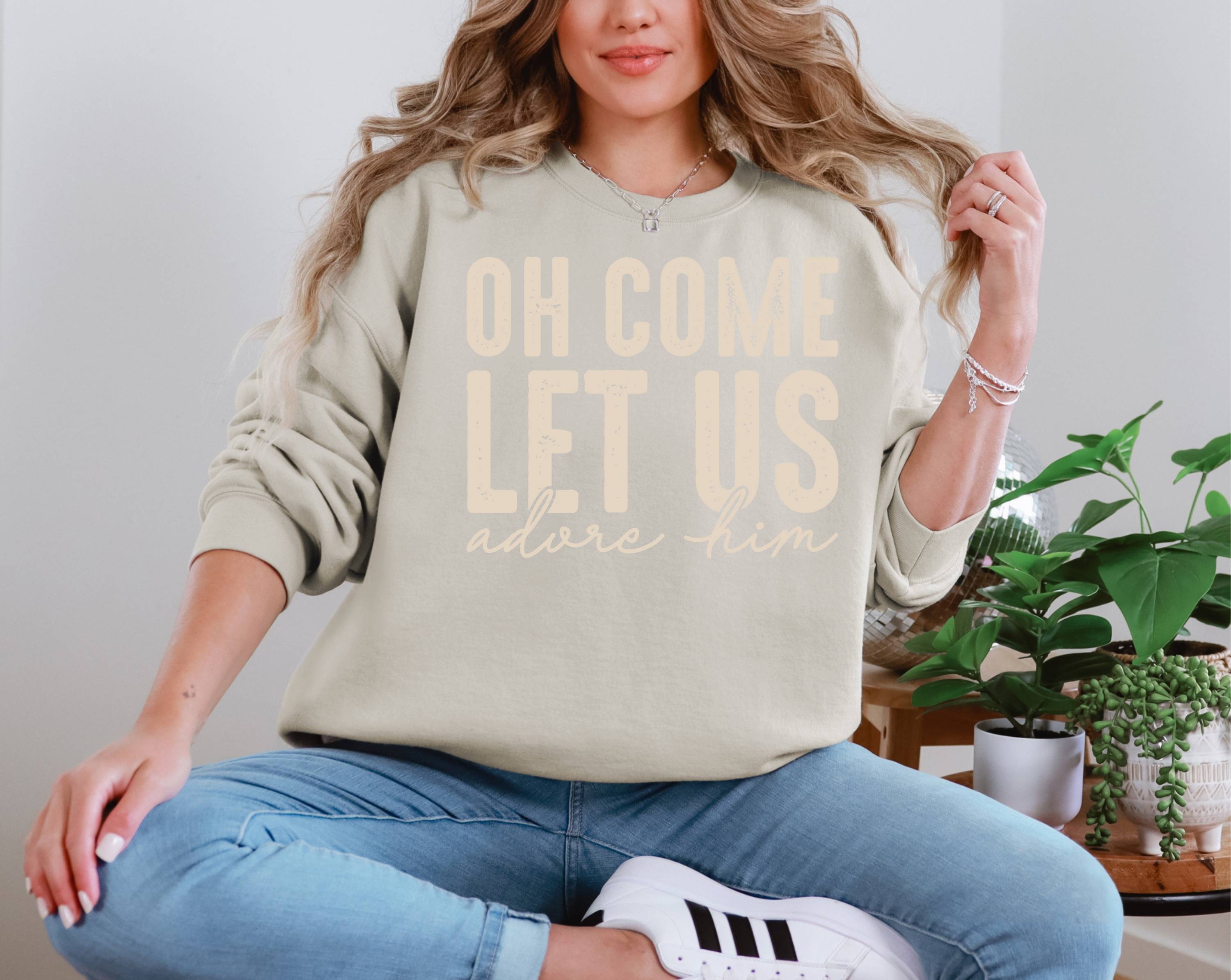 Oh Come Let Us Adore Him Cream