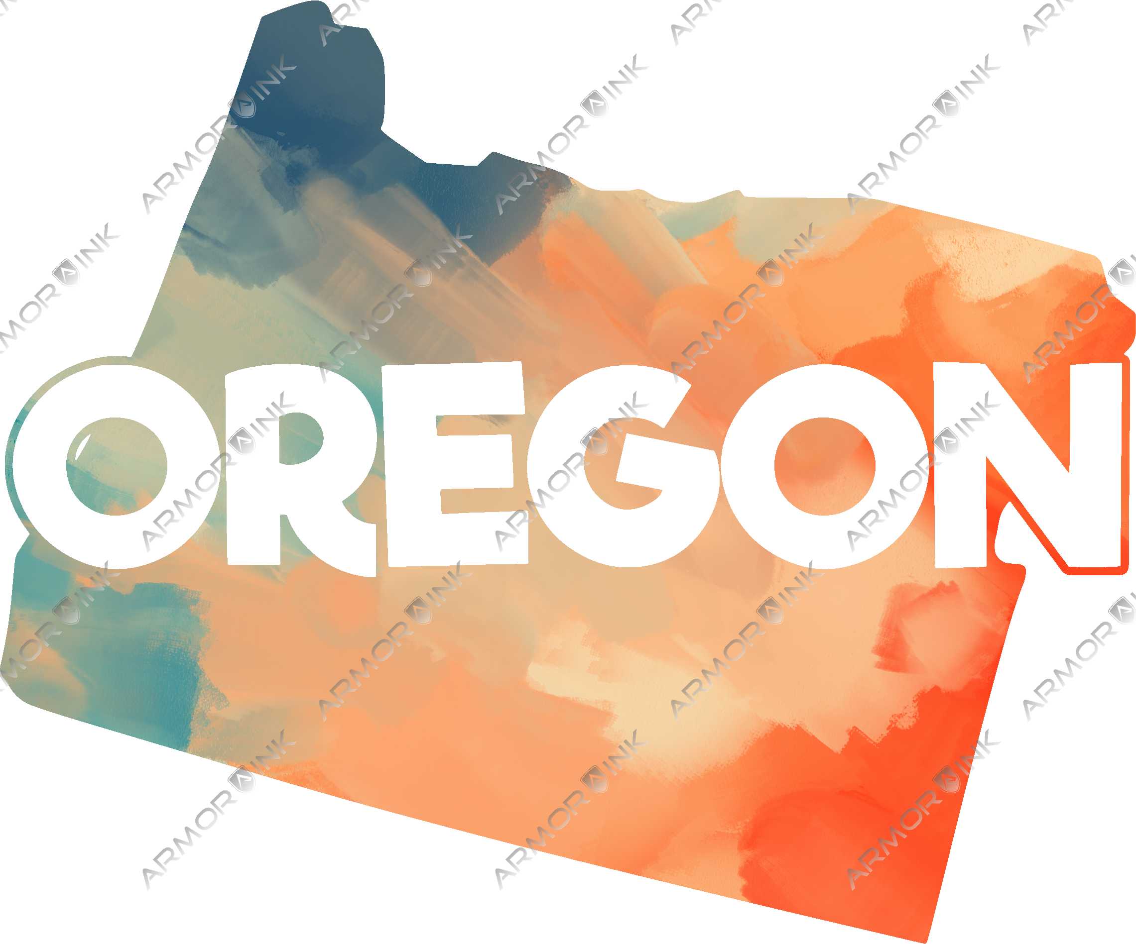 Oregon Color Splash DTF Transfer