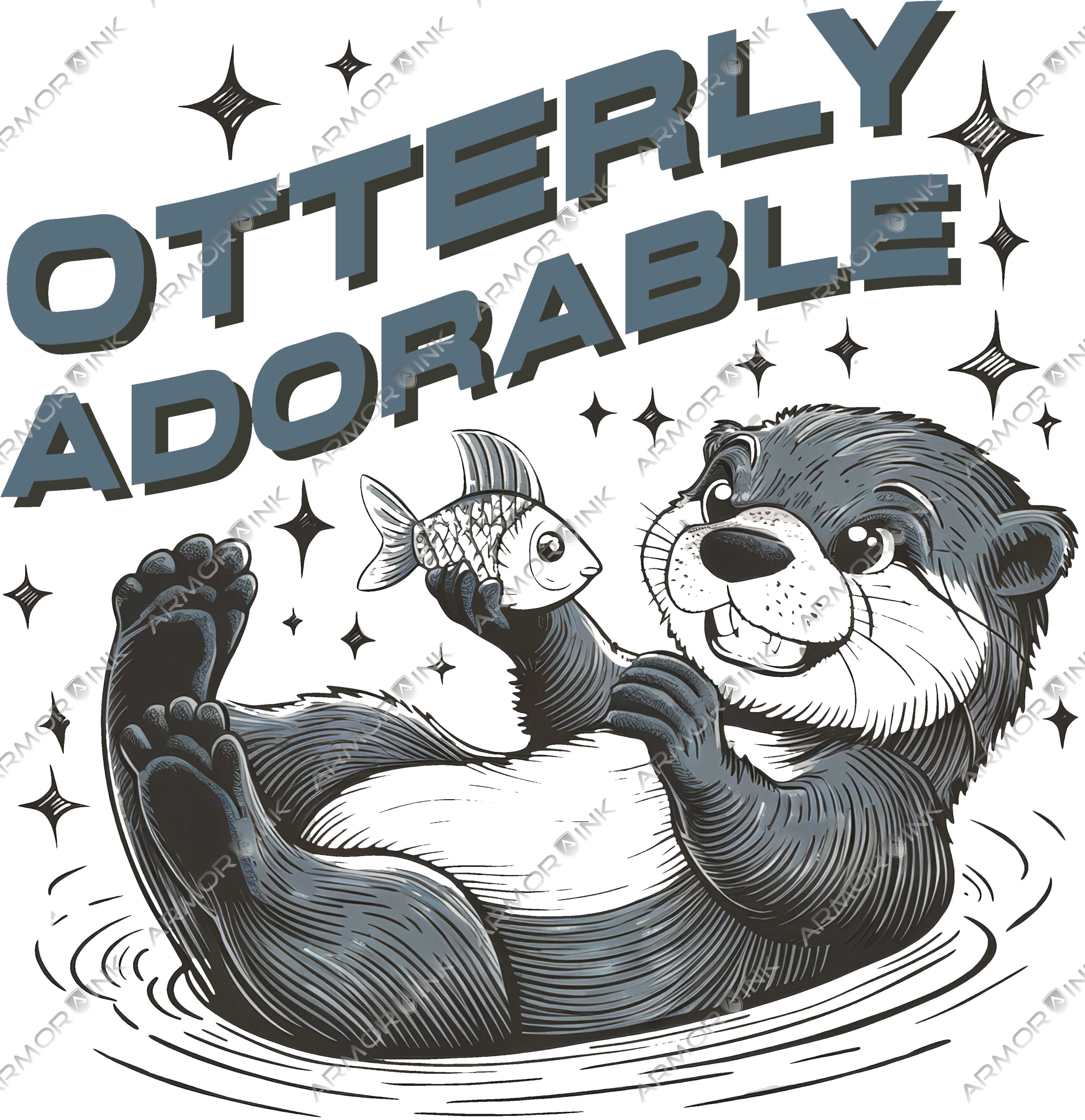 Otterly Adorable DTF Transfer