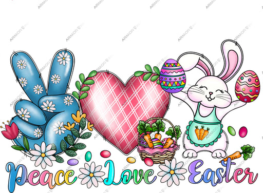 Peace Love Easter DTF Transfer
