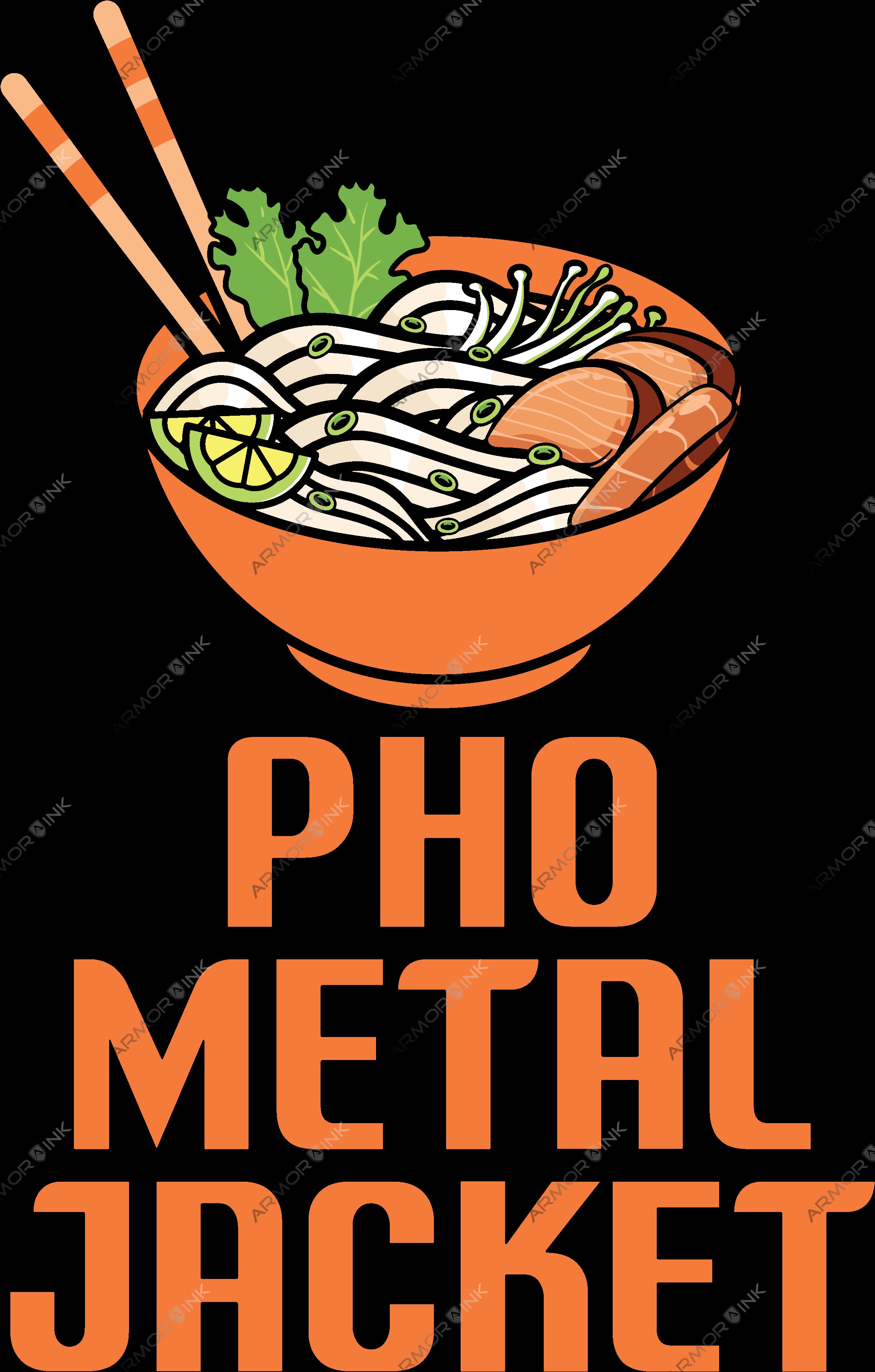 Pho Metal Jacket DTF Transfer