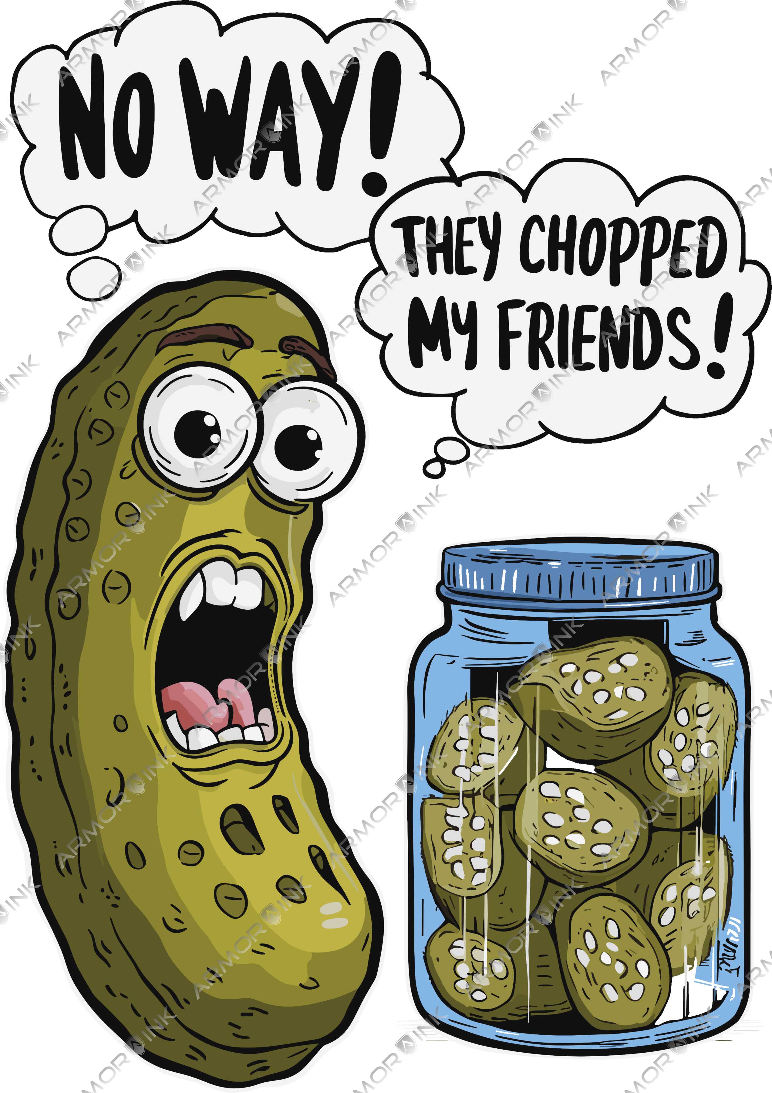 Pickle Oh No DTF Transfer