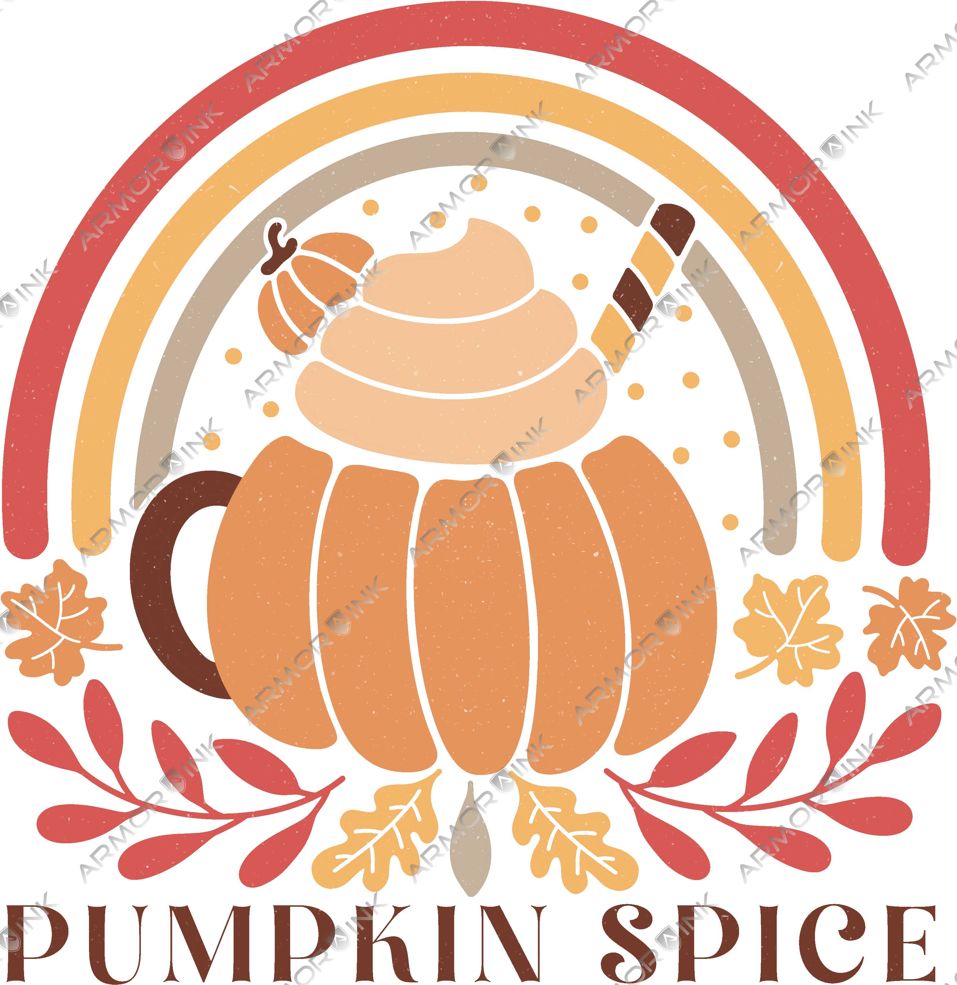 Pumpkin Spice DTF Transfer