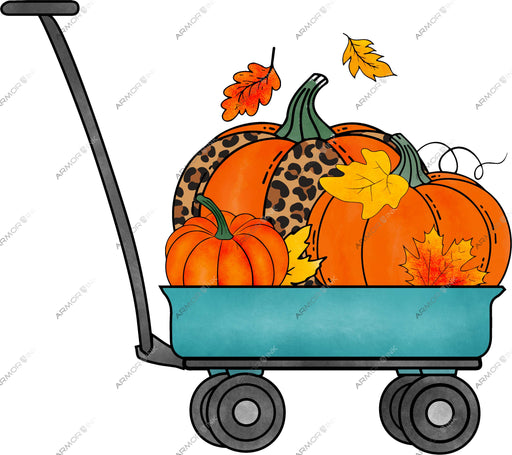Pumpkin Wagon DTF Transfer