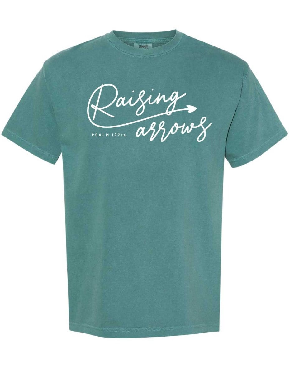 RAISING ARROWS 2 - T-Shirt - GBHE - Armor InkArmor InkArmor Ink4524 - 1123672818718Emerald - Comfort ColorsAdult SmallRAISING ARROWS 2 - T-Shirt - GBHE