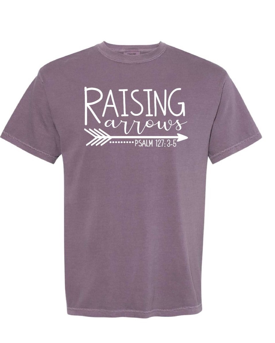 RAISING ARROWS 3 - T-Shirt - GBHE - Armor InkArmor InkArmor Ink51617822Emerald - Comfort ColorsAdult SmallRAISING ARROWS 3 - T-Shirt - GBHE