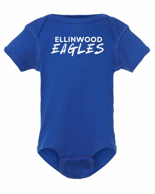 Ellinwood Eagles baby bodysuit - RS4400Front