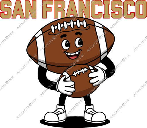 San Francisco Football Kids DTF Transfer