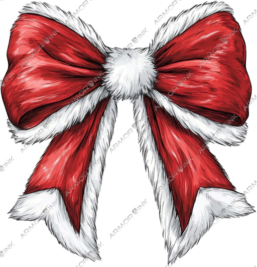 Santa Coquette Bow DTF Transfer