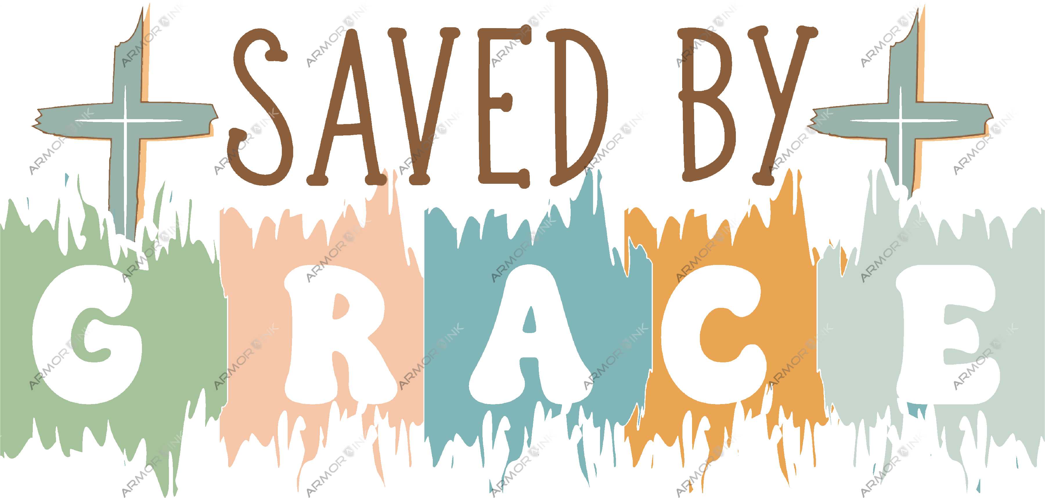 Saved By Grace DTF Transfer