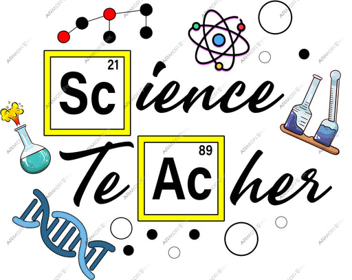 Science Teacher DTF Transfer
