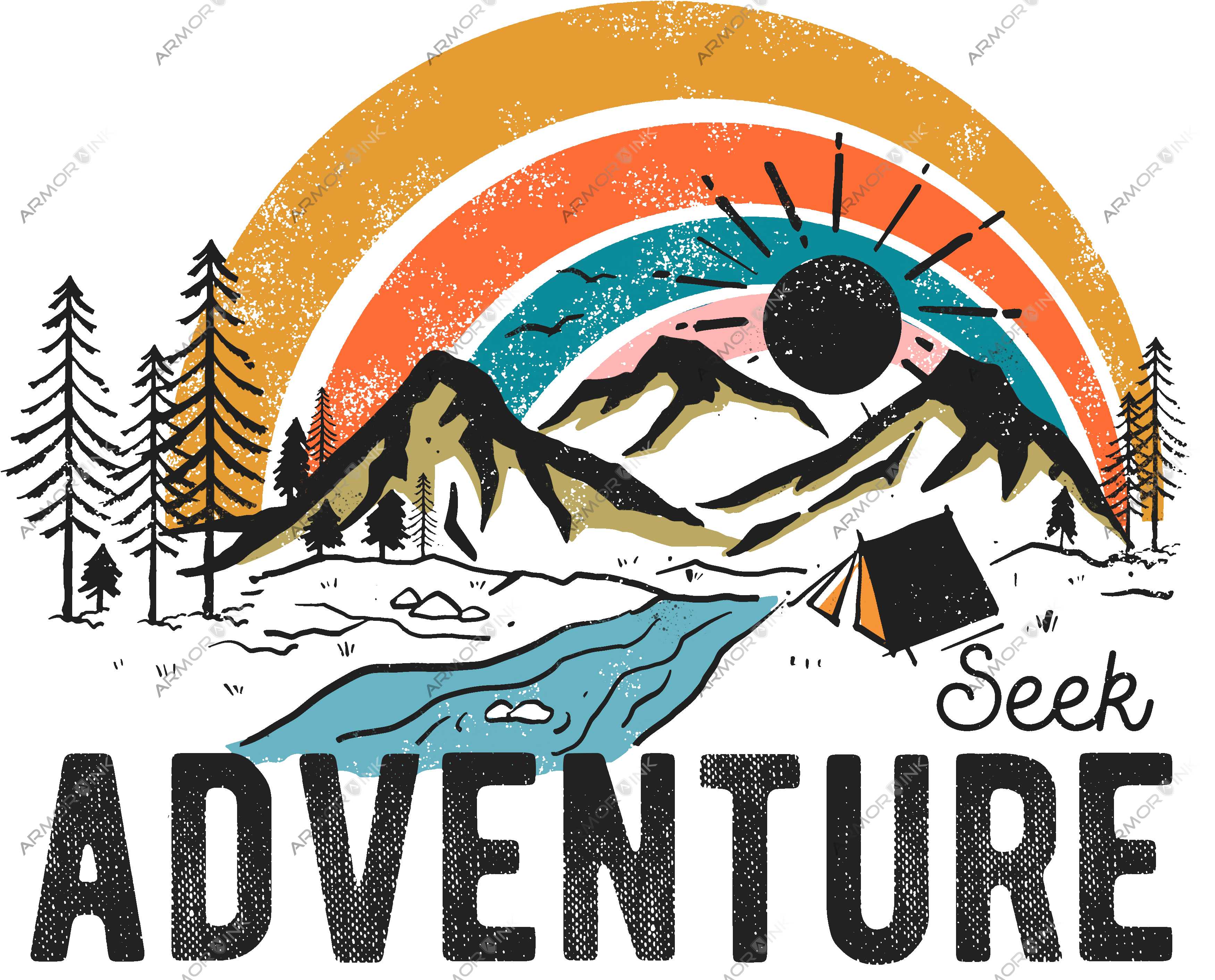 Seek Adventure DTF Transfer