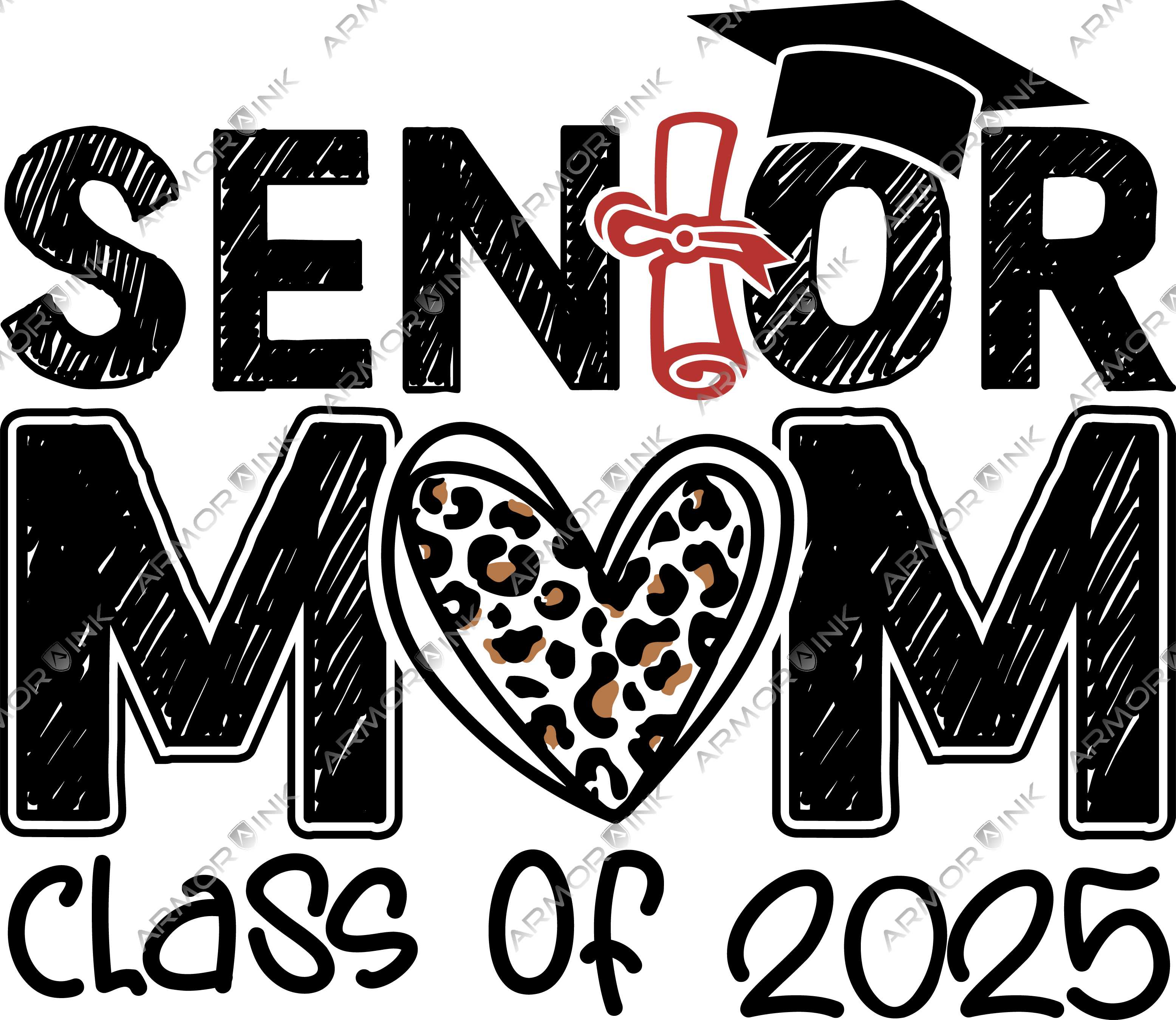 Senior Mom Class Of 2025 DTF Transfer