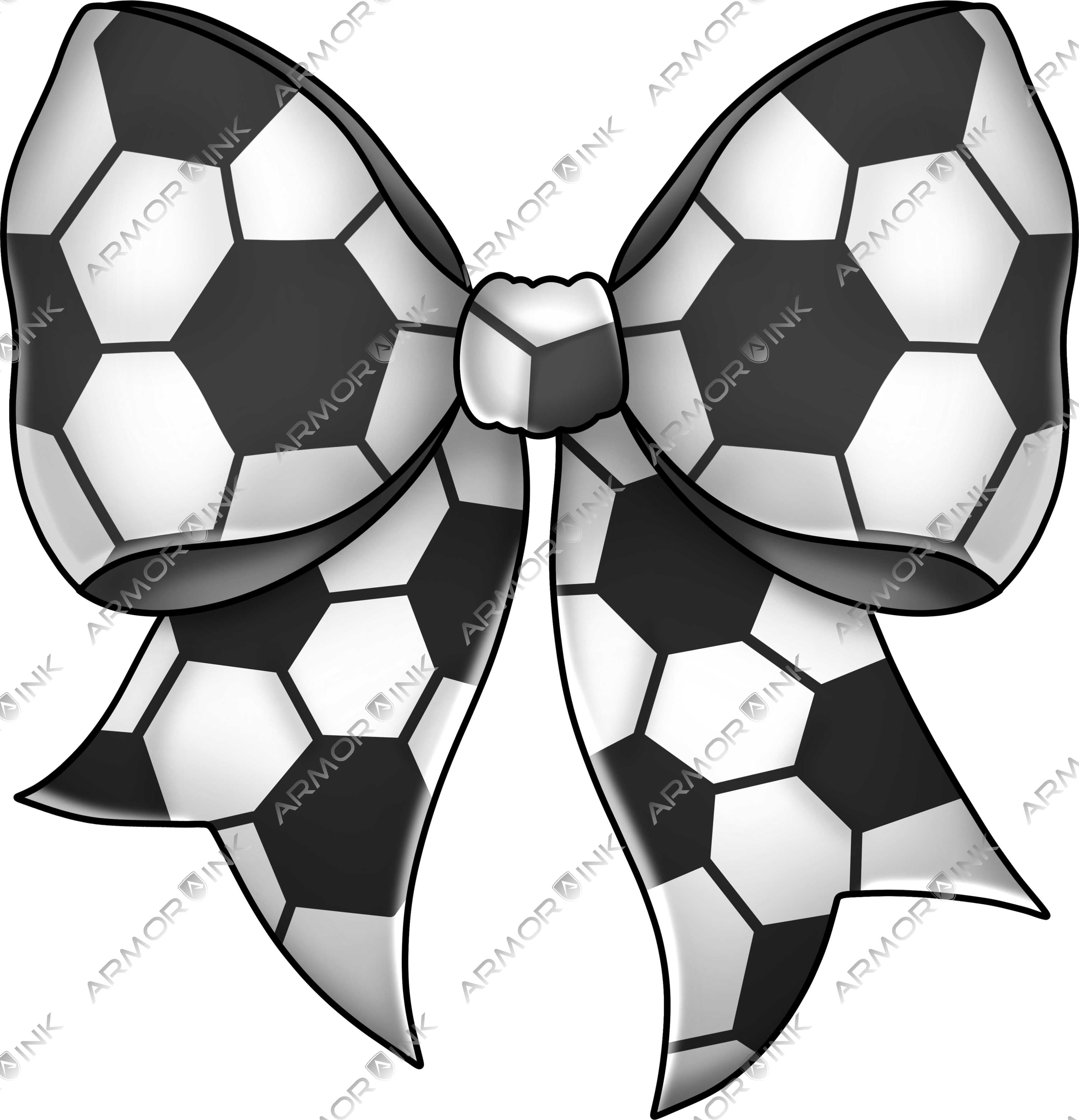 Soccer Coquette Bow DTF Transfer