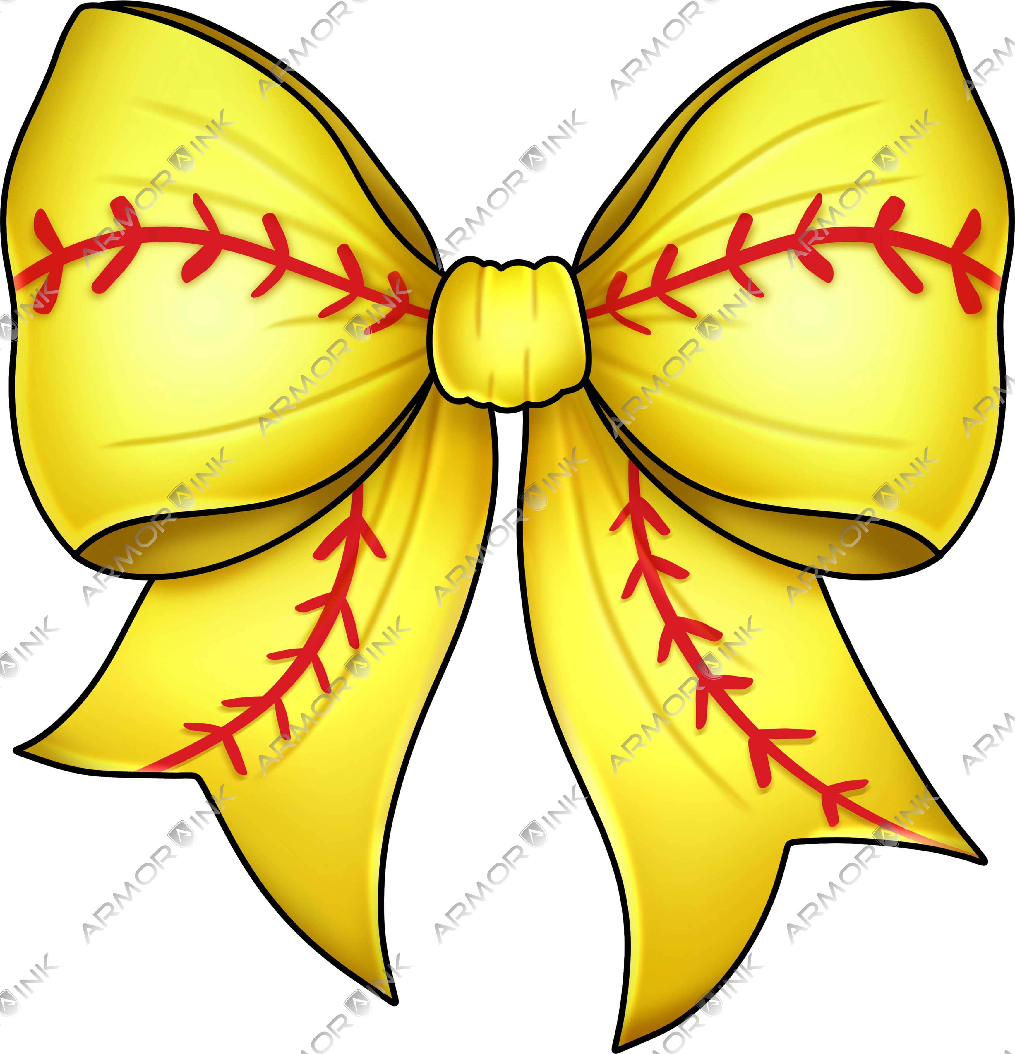 Softball Coquette Bow DTF Transfer