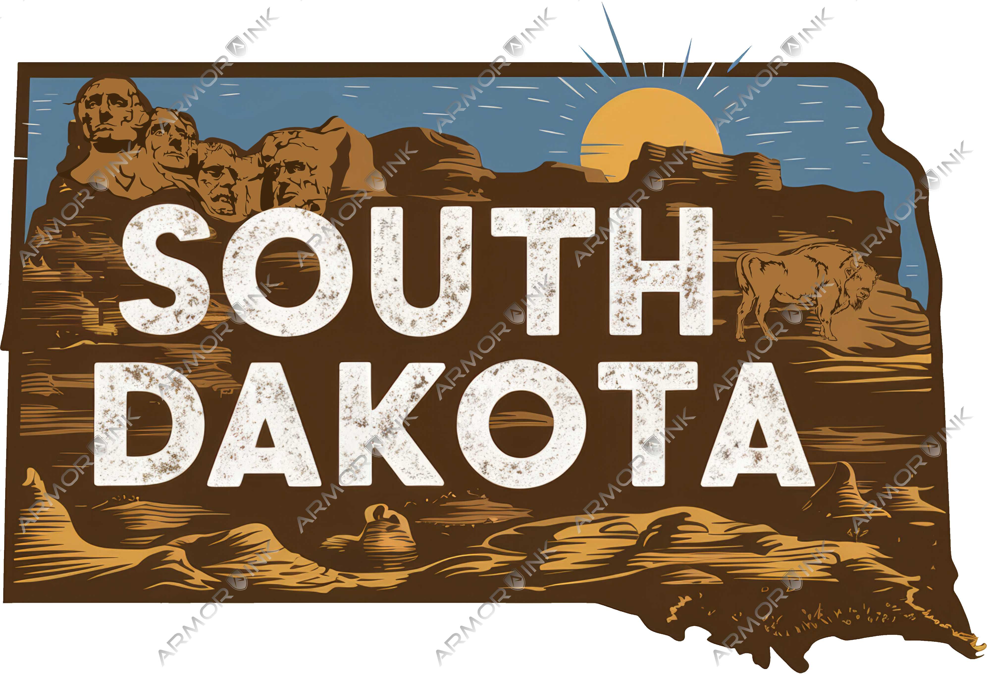 South Dakota DTF Transfer