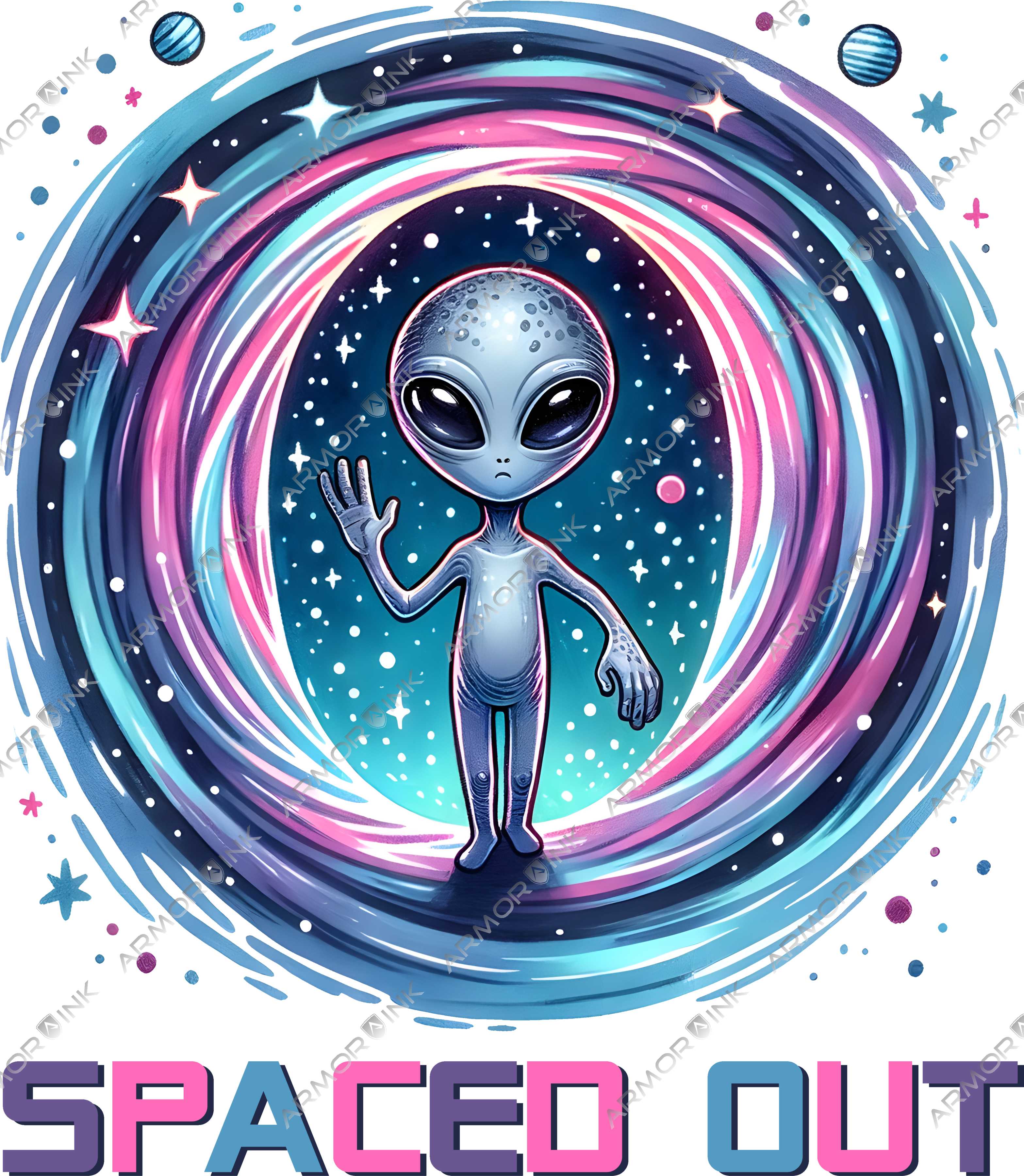 Spaced Out DTF Transfer