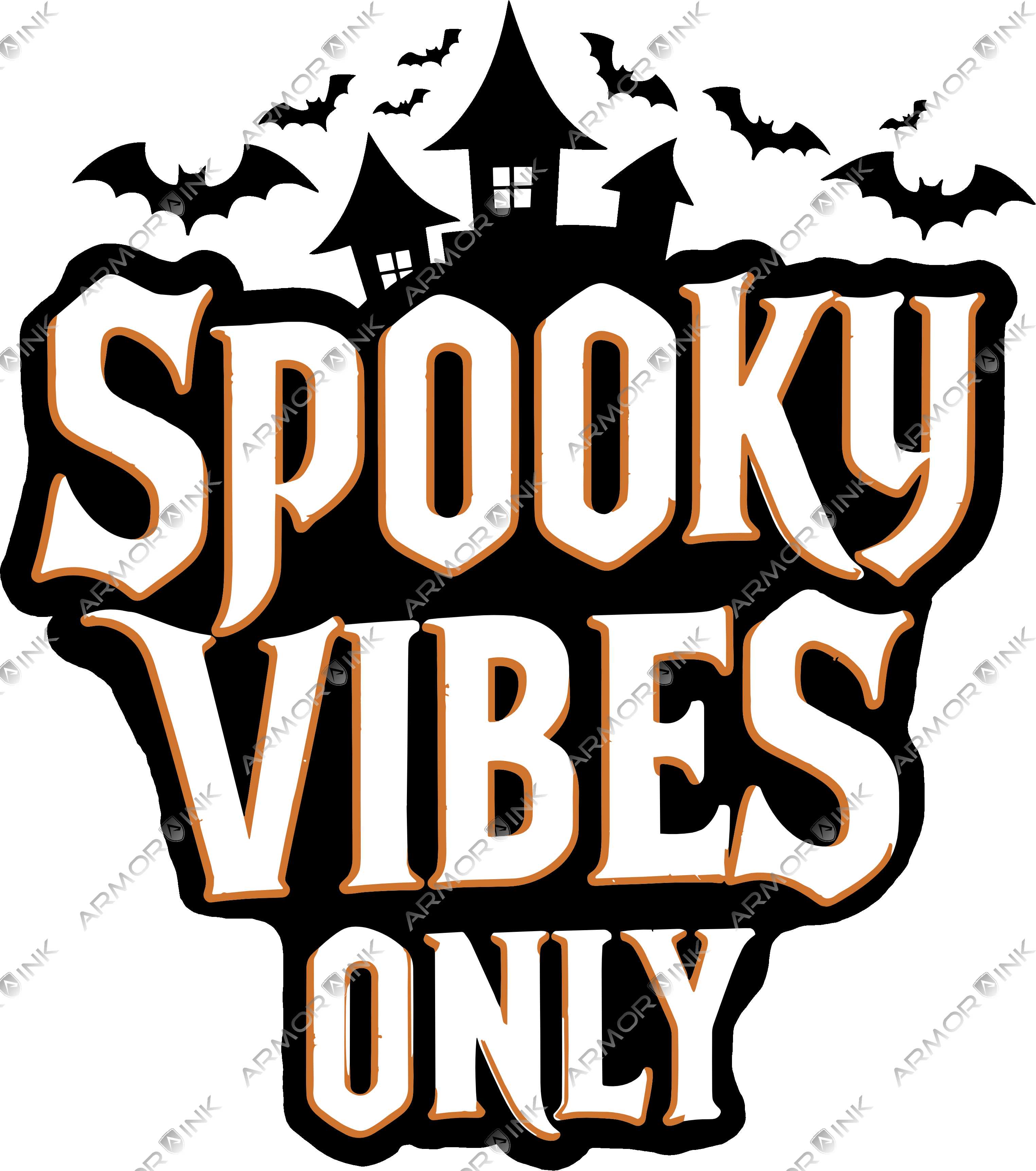 Spooky Vibes Only DTF Transfer