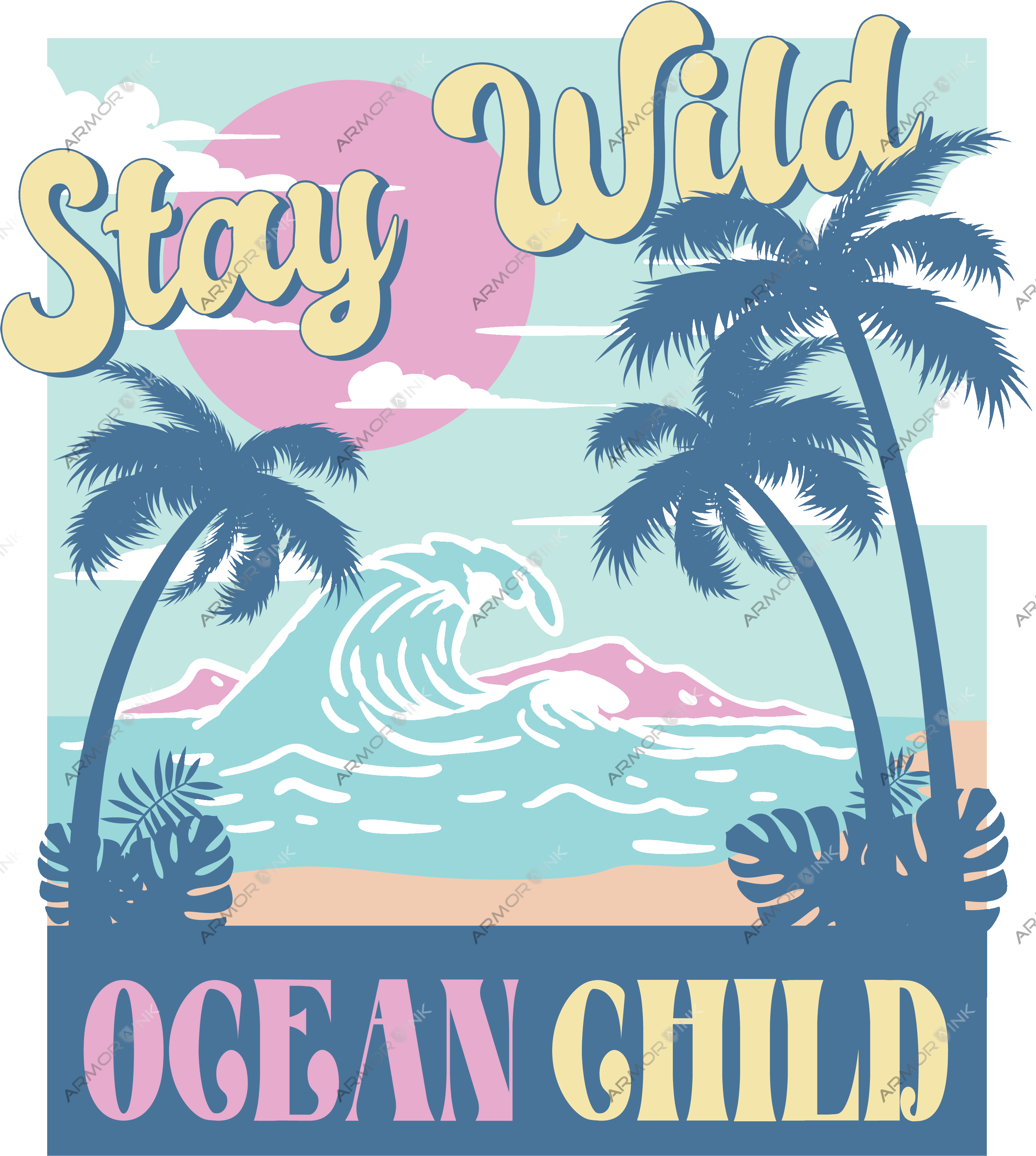 Stay Wild Ocean Child DTF Transfer