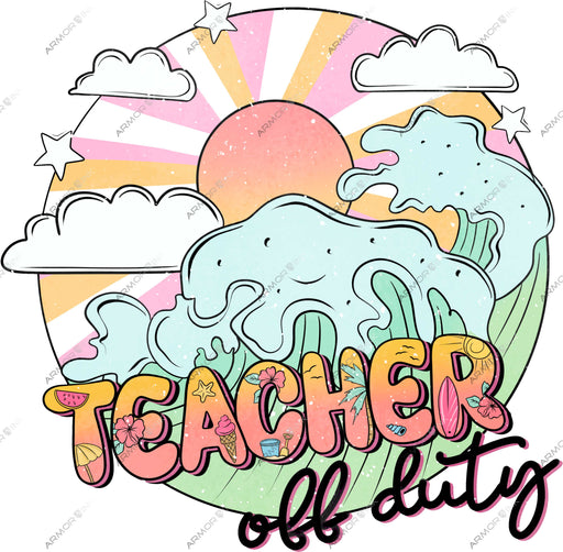 Teacher Off Duty DTF Transfer