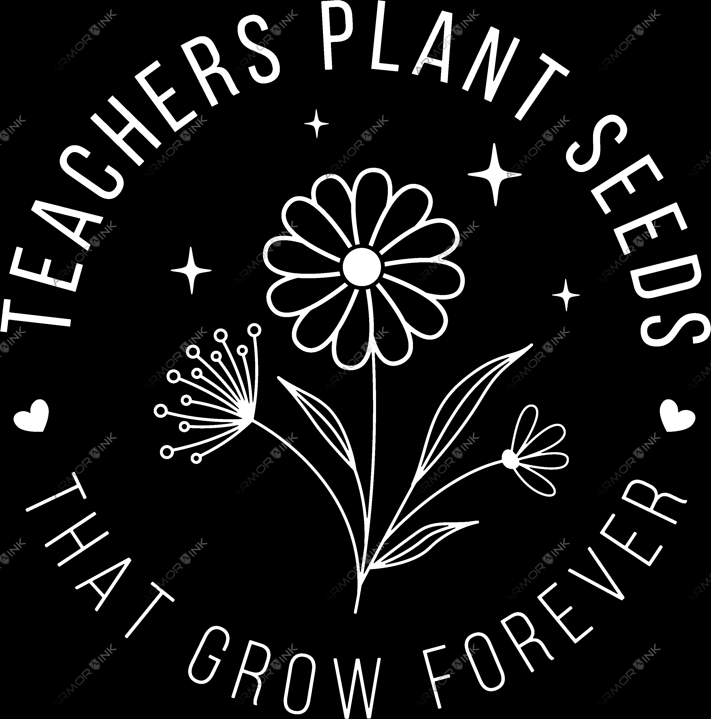 Teachers Plant Seeds That Grow Forever DTF Transfer