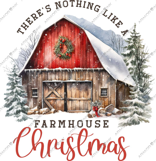 There is Nothing Like a Farmhouse Christmas DTF Transfer