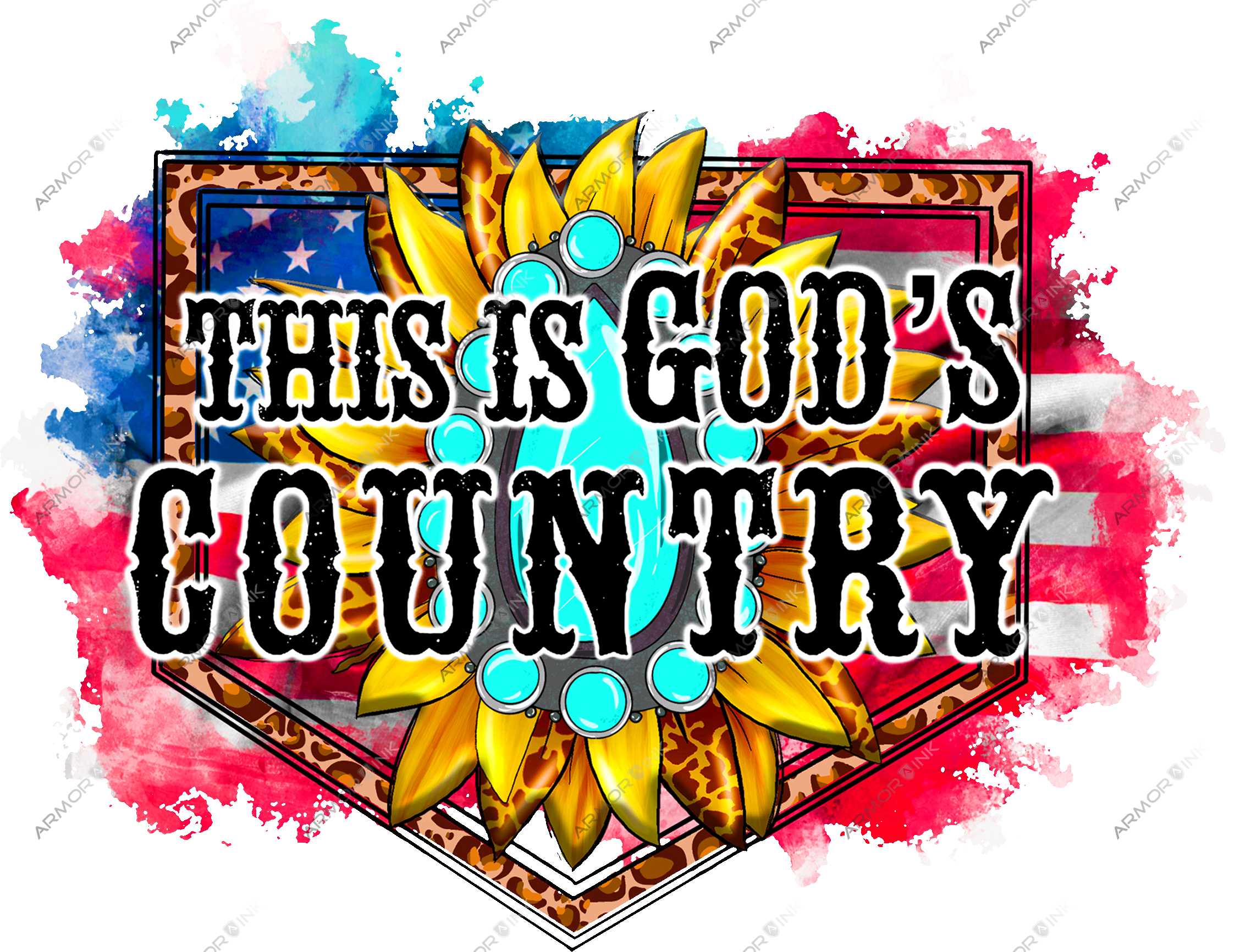 This Is God's Country DTF Transfer