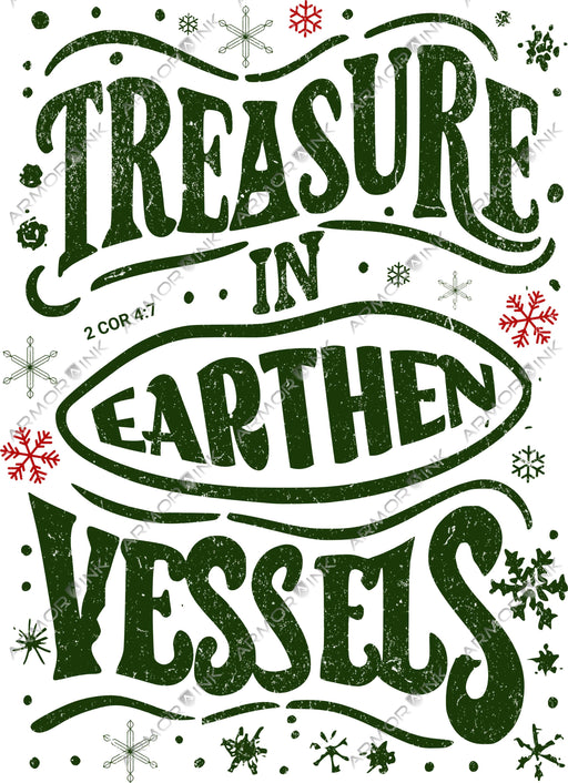 Treasure In Earthen Vessels DTF Transfer