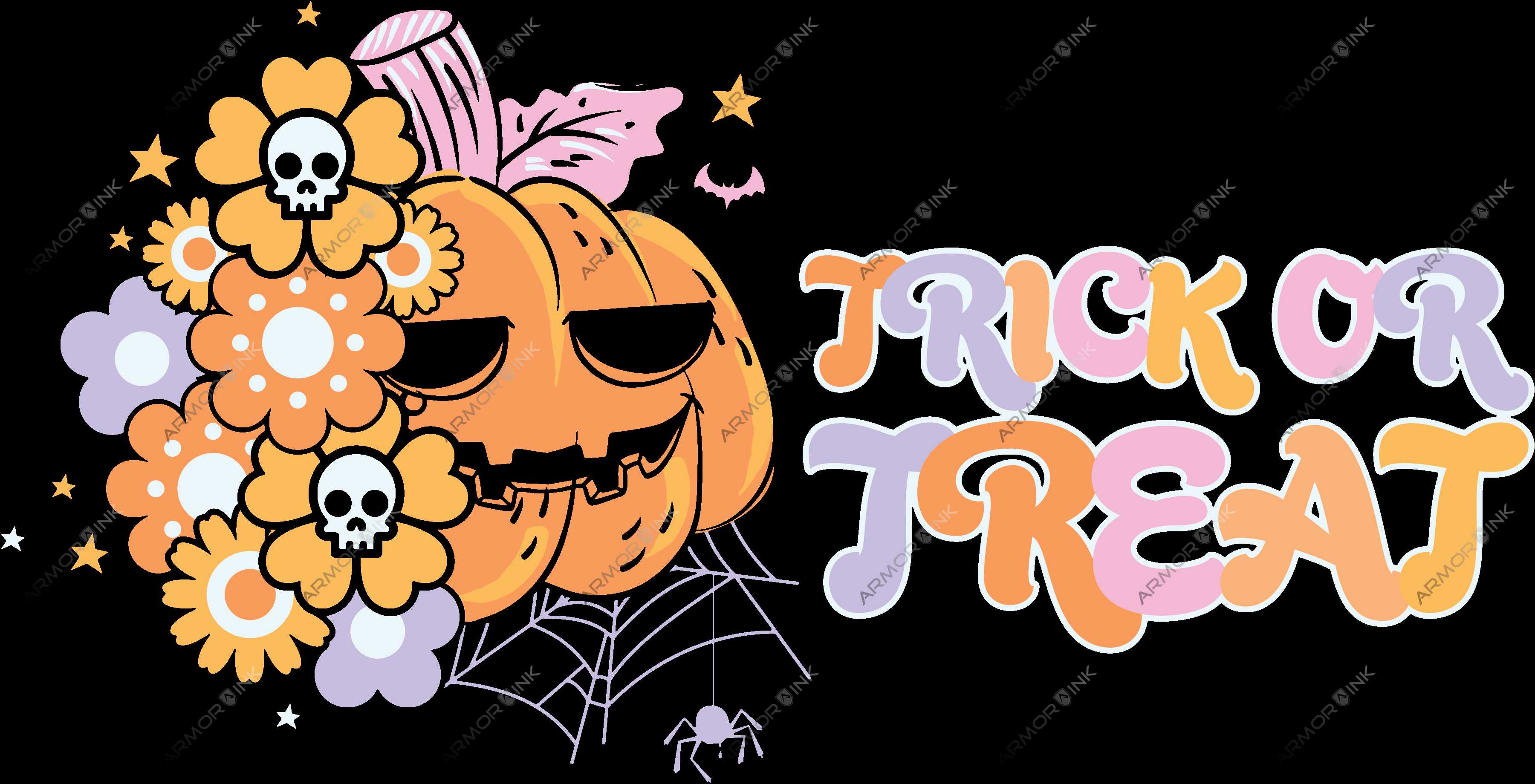 Trick Or Treat DTF Transfer