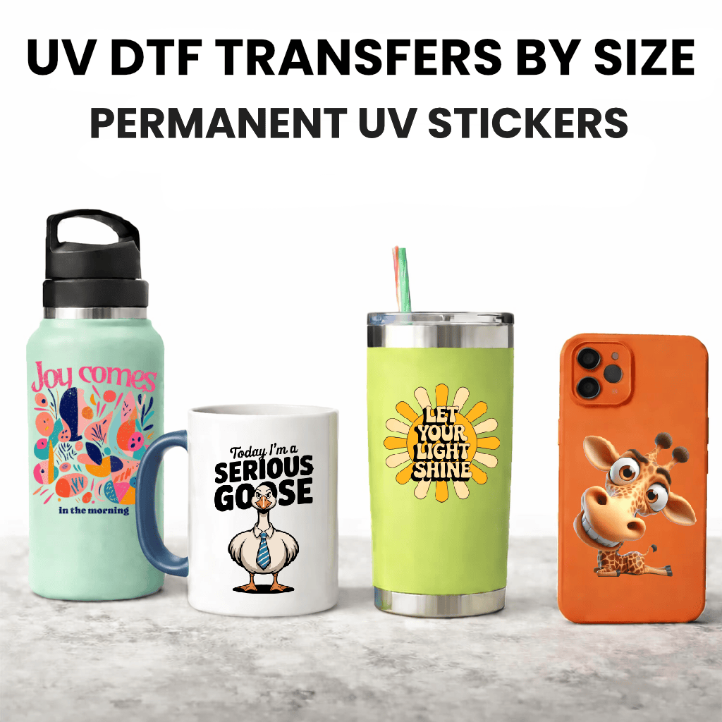 UV DTF Transfers By Size