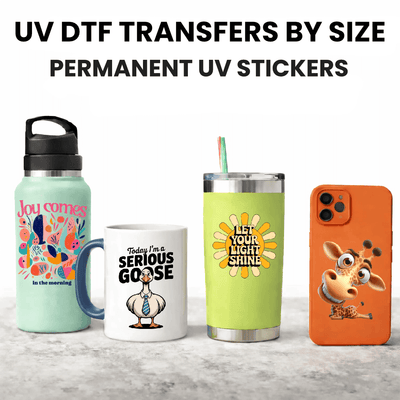 UV DTF Transfers By Size 