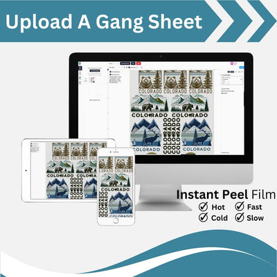 Upload Custom DTF Gang Sheets