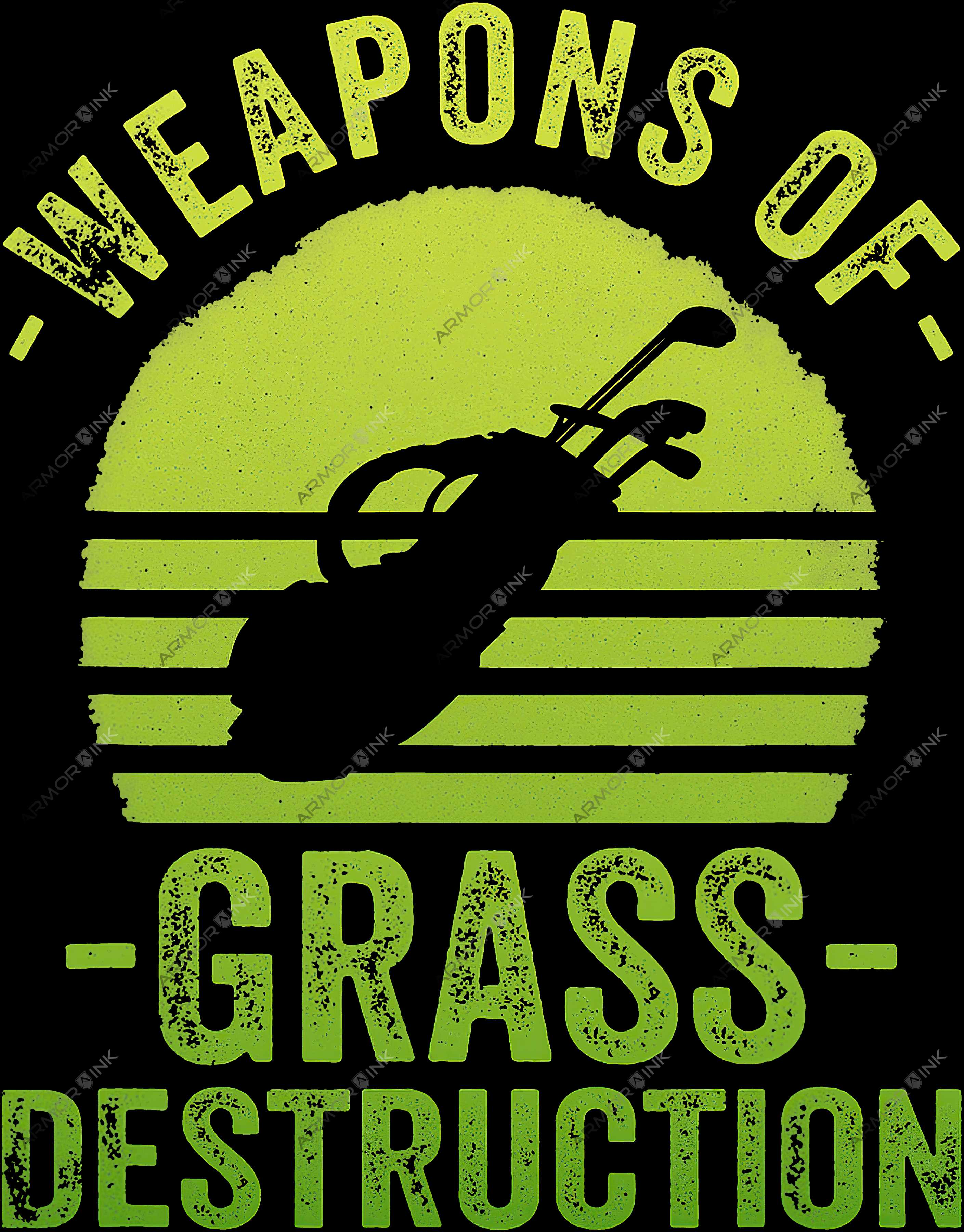 Weapons Of Grass Destruction DTF Transfer