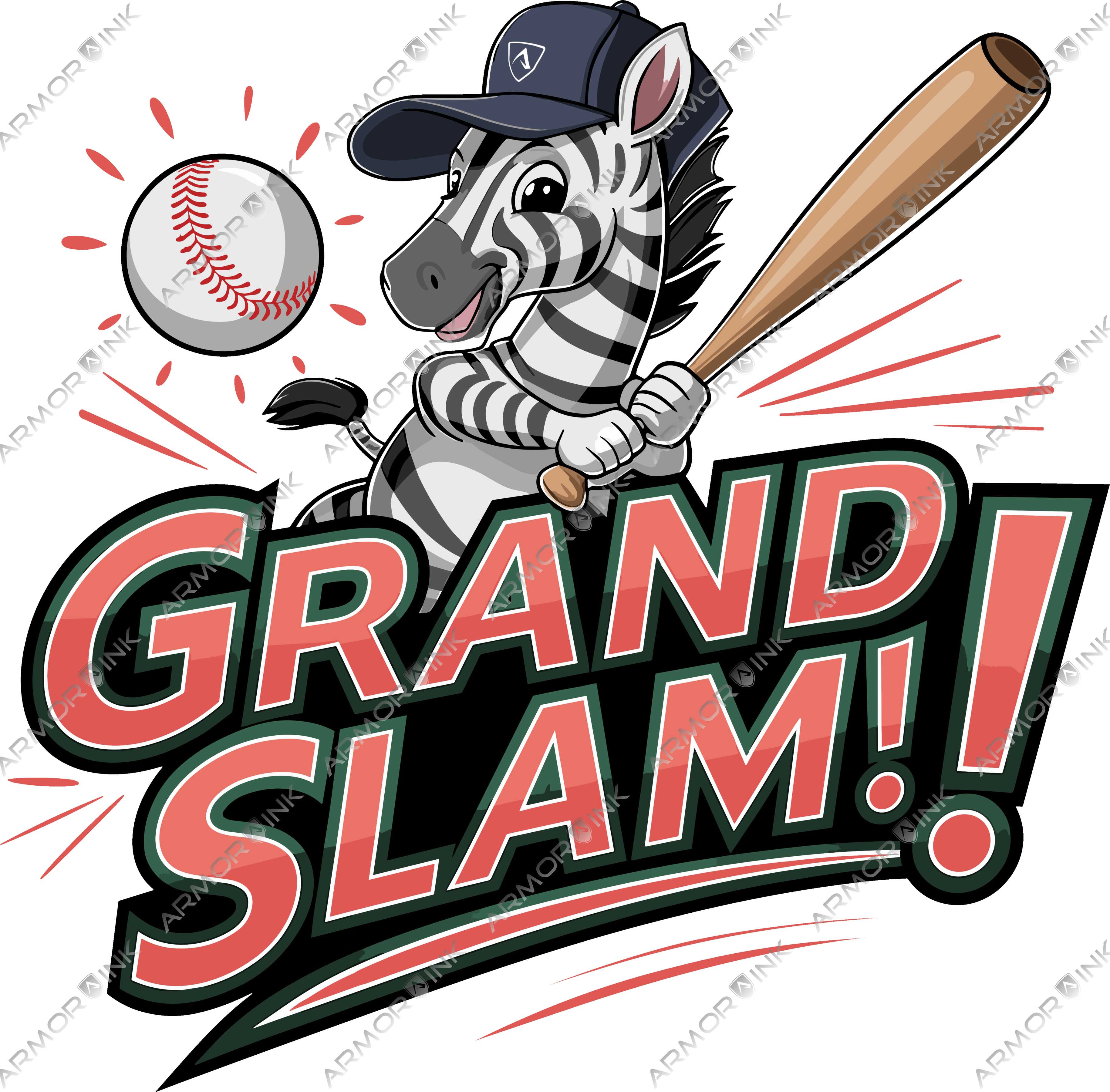 Zebra Grand Slam DTF Transfer