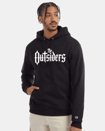 Man in black The Outsiders hoodie.