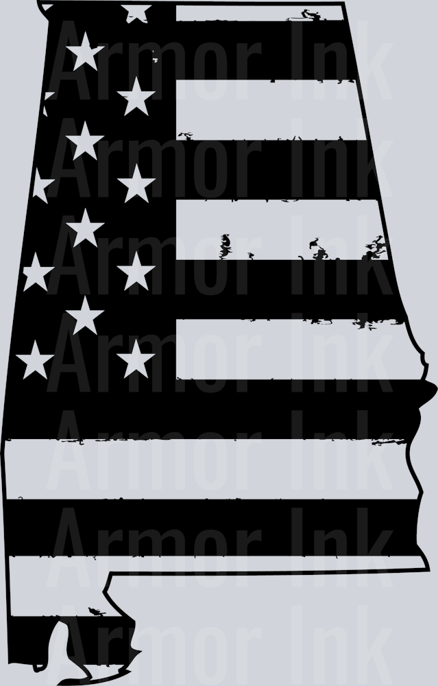Alabama American DTF transfer