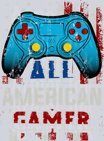 All American Gamer DTF transfer