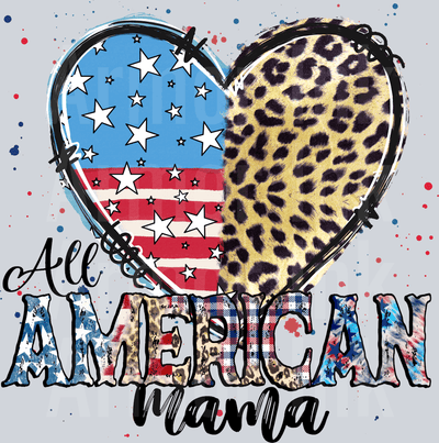 All American Mama DTF transfer