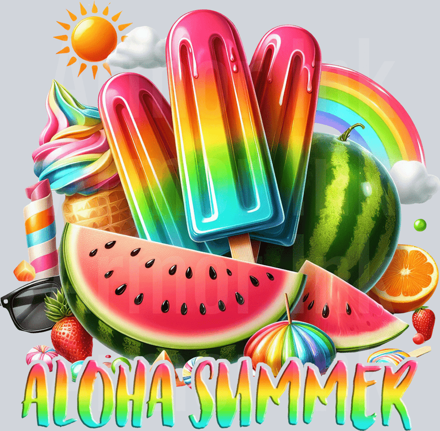 Aloha Summer DTF transfer