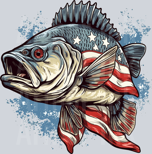 American Flag Bass