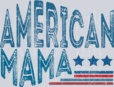American Mama DTF transfer
