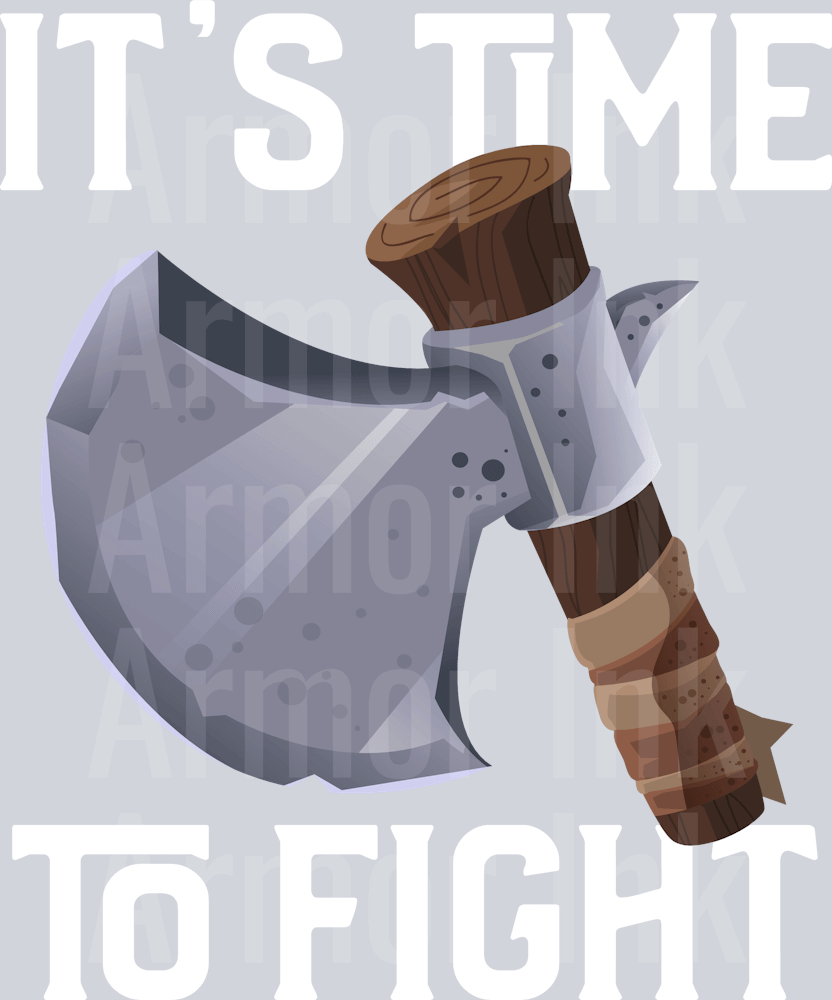 Axe DTF transfer