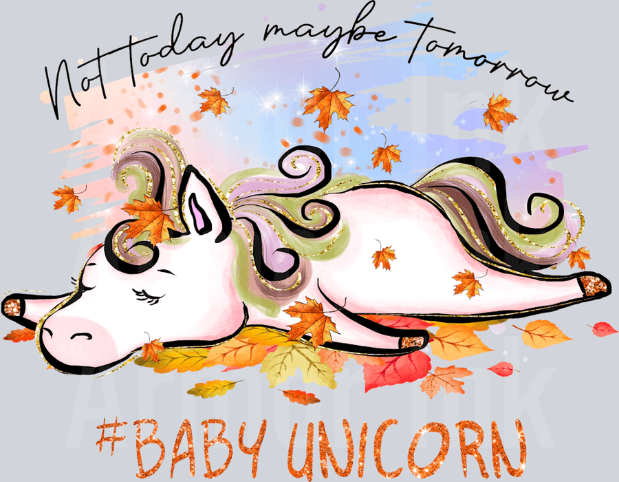 Baby Unicorn DTF transfer
