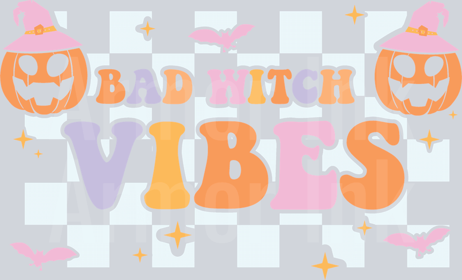 Bad Witch Vibes DTF transfer