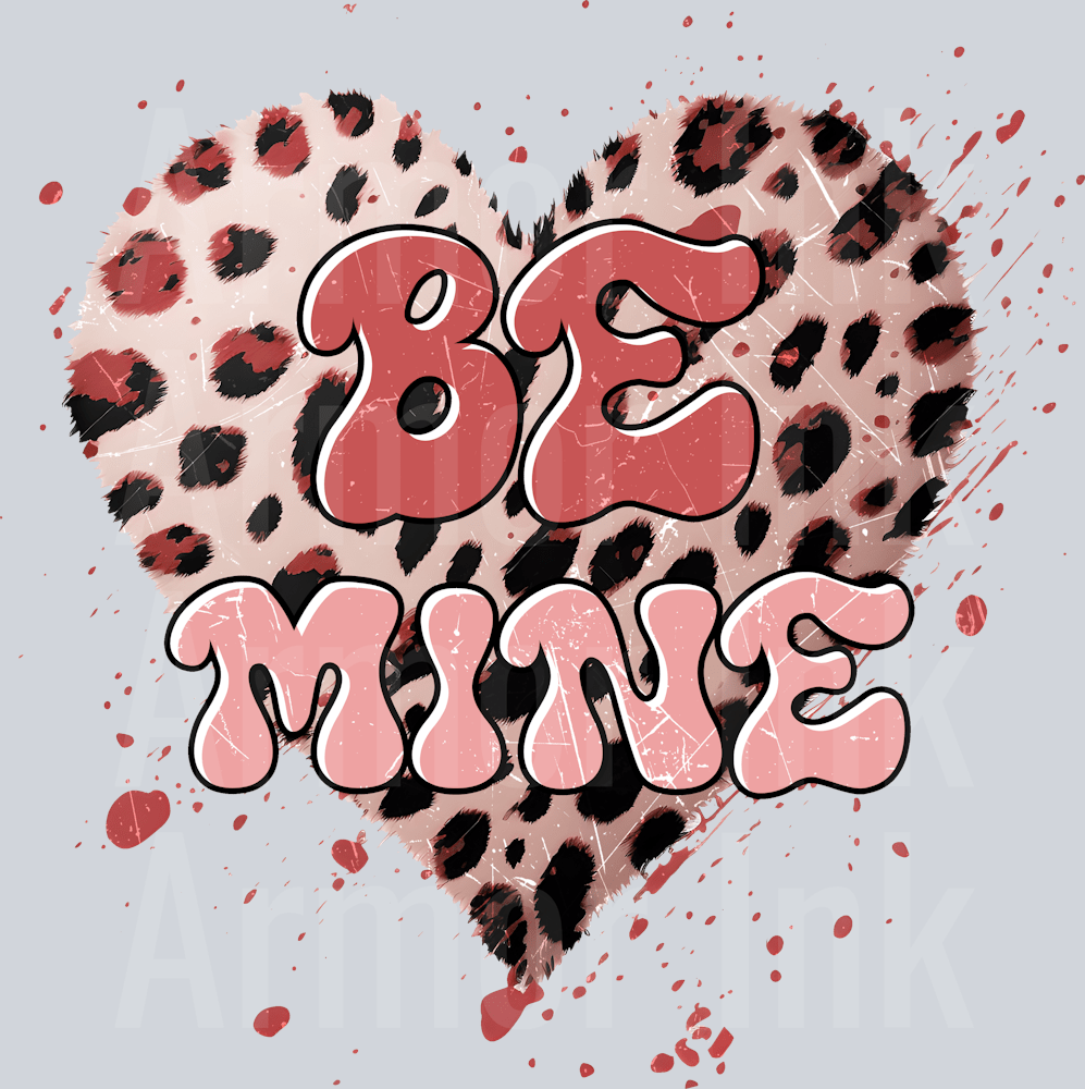 Be Mine Leopard Heart
