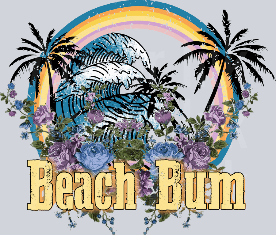 Beach Bum DTF transfer