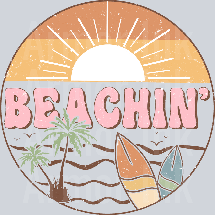 Beachin DTF transfer